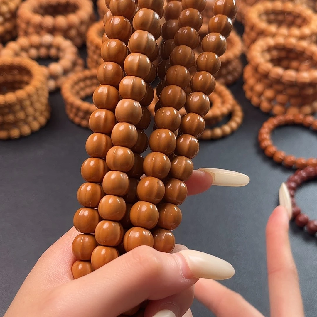 猴头核桃手串自然走色轻微小油点鲨鱼