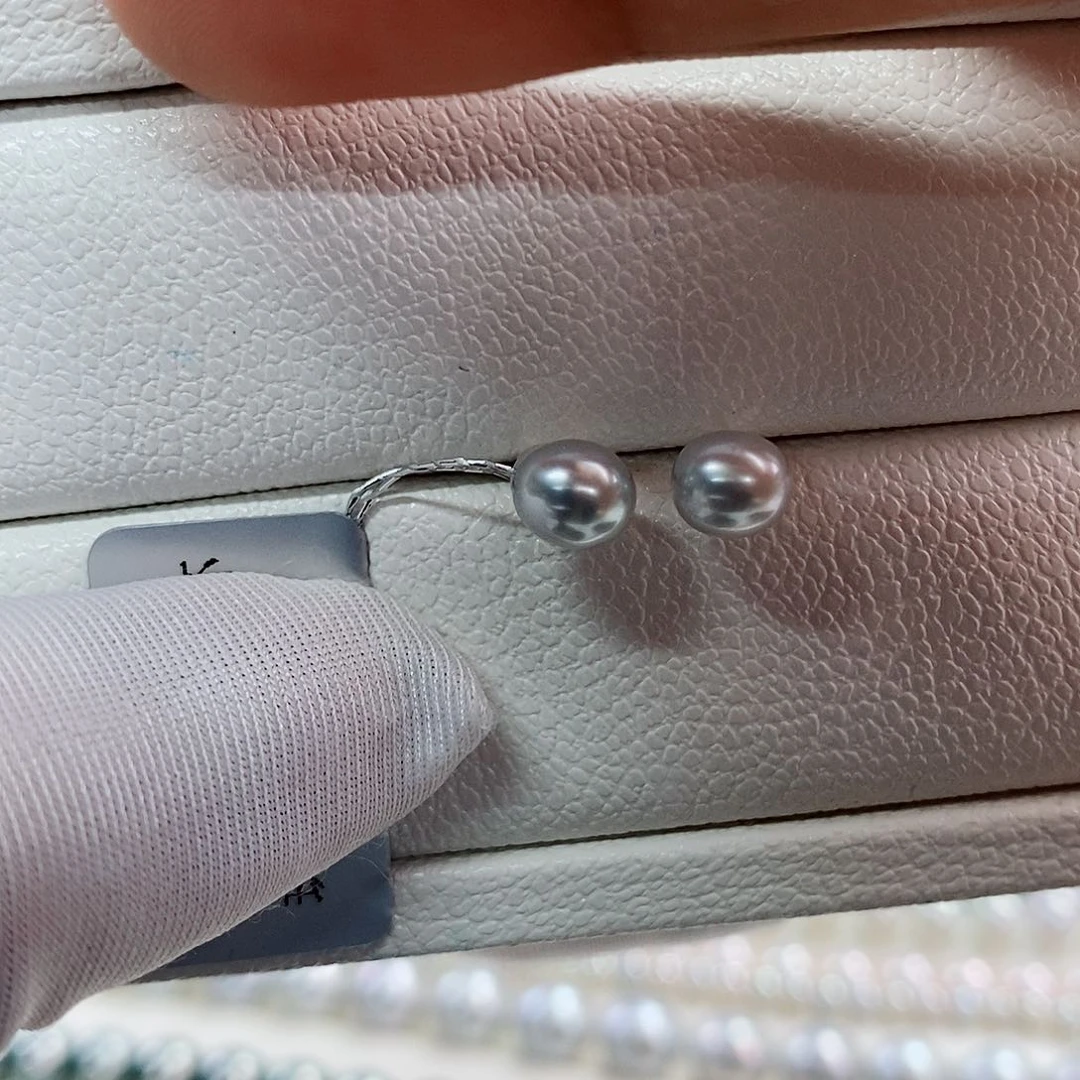 未镶嵌耳饰海水珍珠