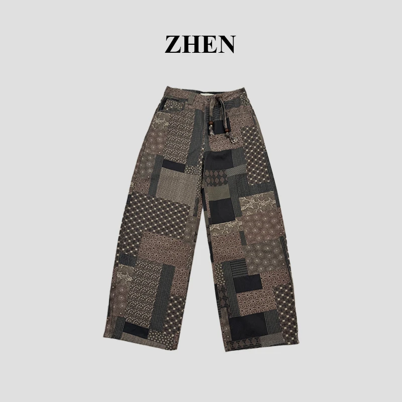 【ZHEN】25Y01751 2025新款秋冬裤子显瘦遮肉小众设计款