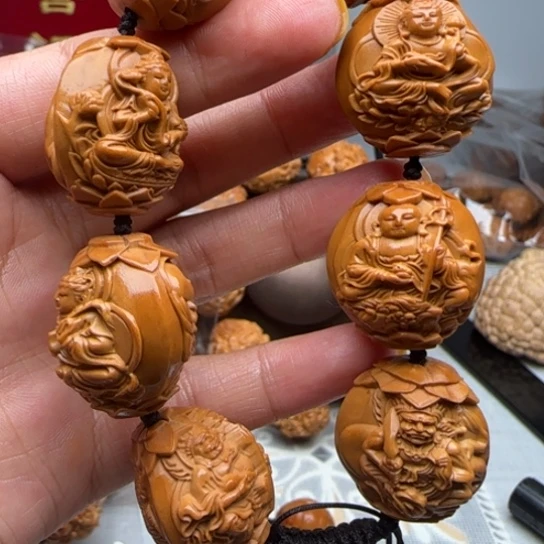 橄榄核吊坠橄榄雕刻