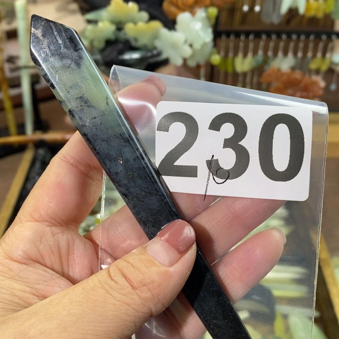 蛇纹石玉玉簪合金?****u
