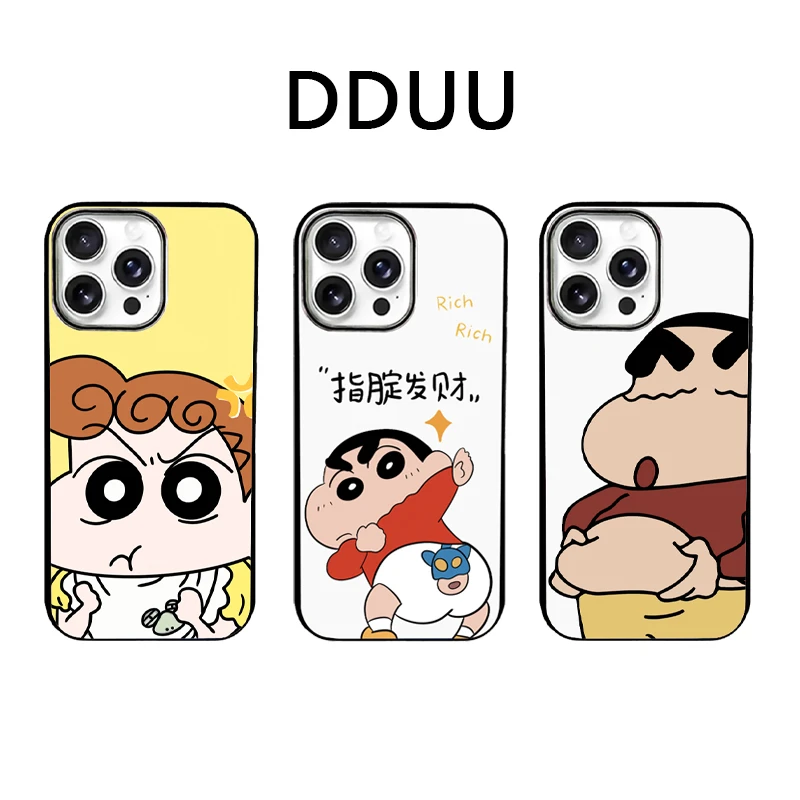 新款小新指定发财适用苹果手机壳亚克力iphone16小众黑框手机壳