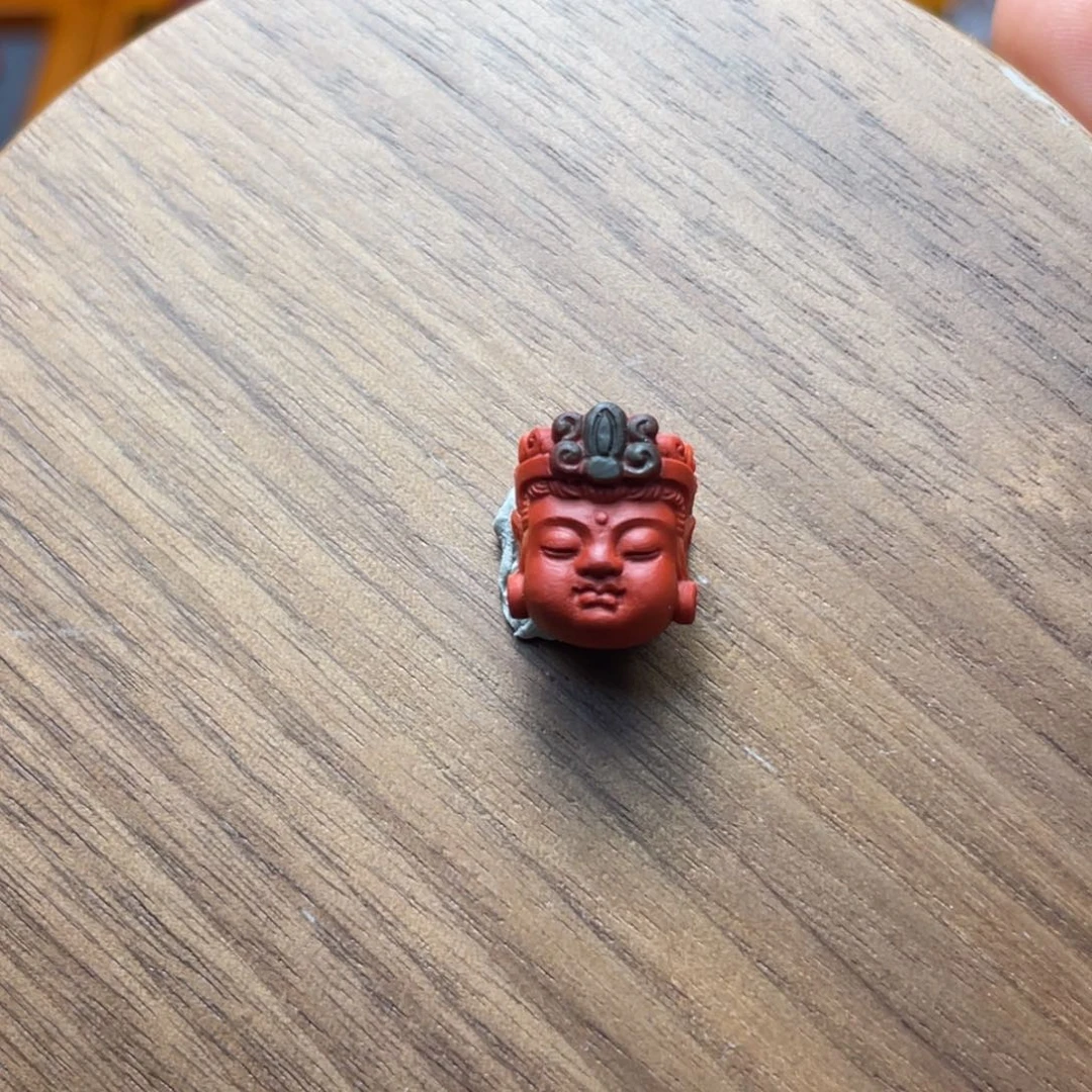 南红玛瑙未镶嵌13.4*11*9.8mm包浆宝宝佛