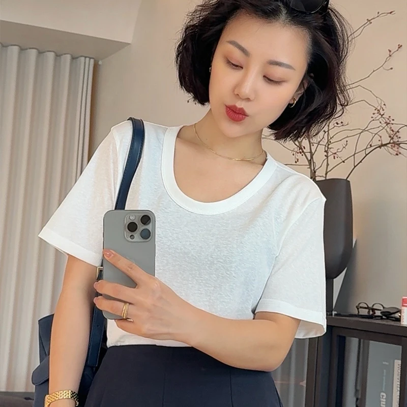 XIYE&W【U领T】四色纯色T恤