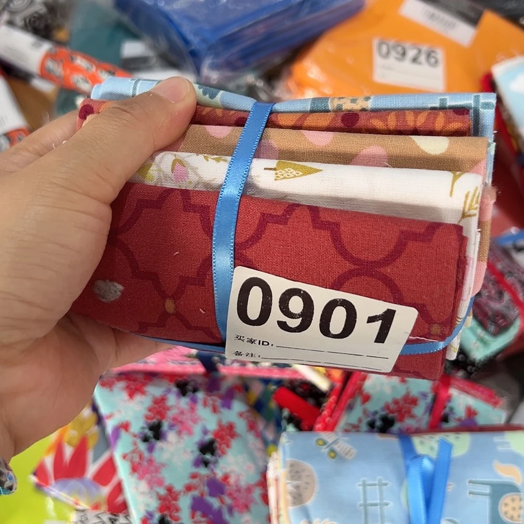 5片纯棉平布45.50厘米一片