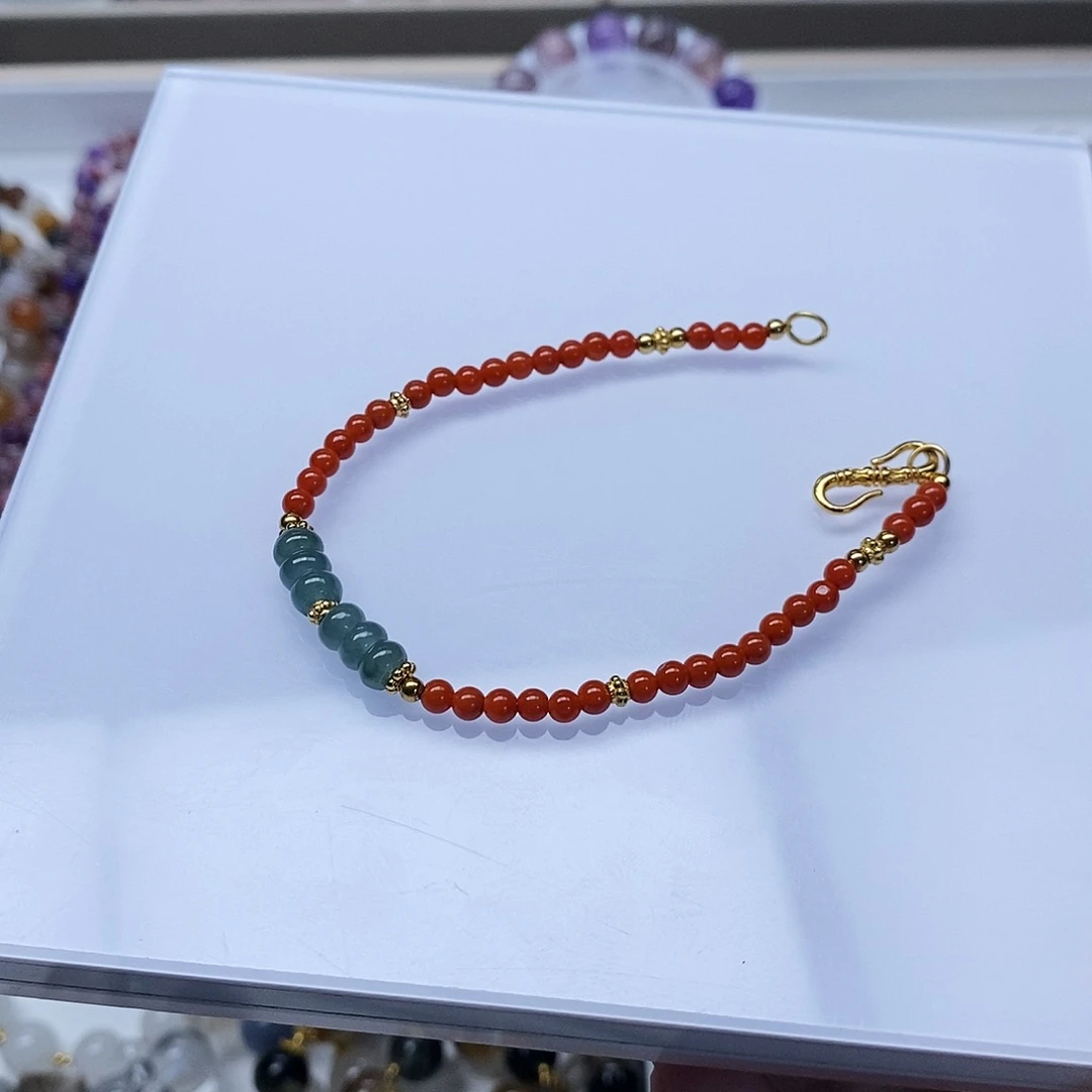 手链未镶嵌水晶南红玛瑙手链