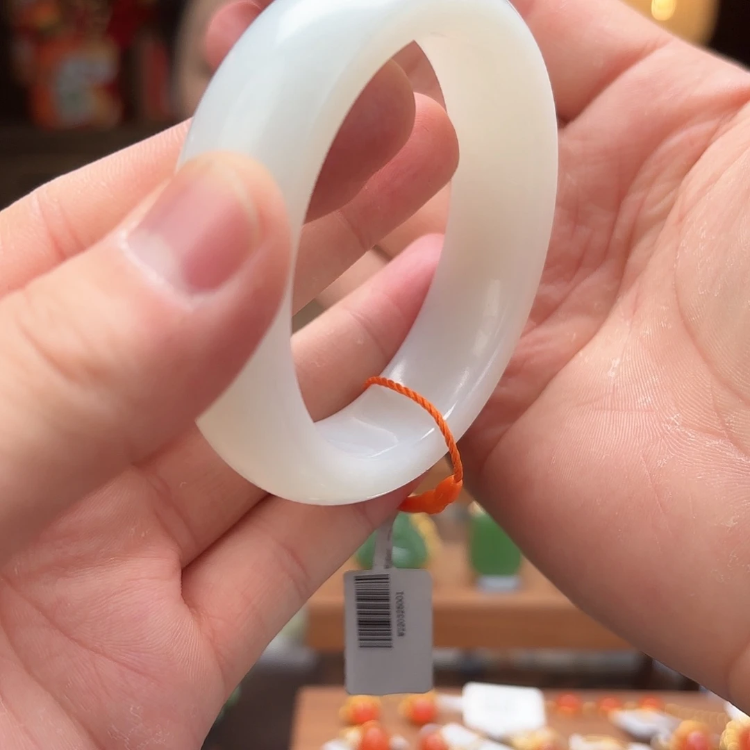 和田玉把件未镶嵌秋**潇cc。15宽边手镯58mm