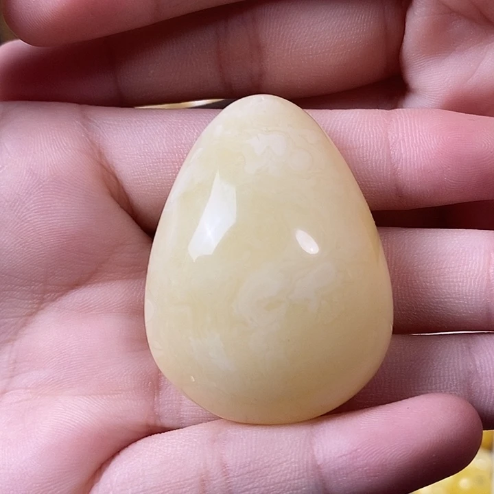 琥珀未镶嵌裸石水滴