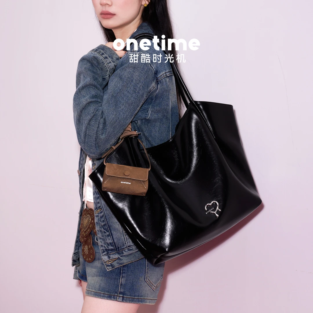 onetime甜绕可可子母新款托特包时尚单肩斜挎手提女包圣诞节礼物