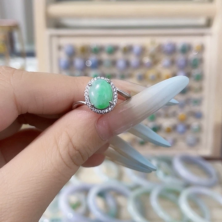 颈饰未镶嵌翡翠天然翡翠Ａ货