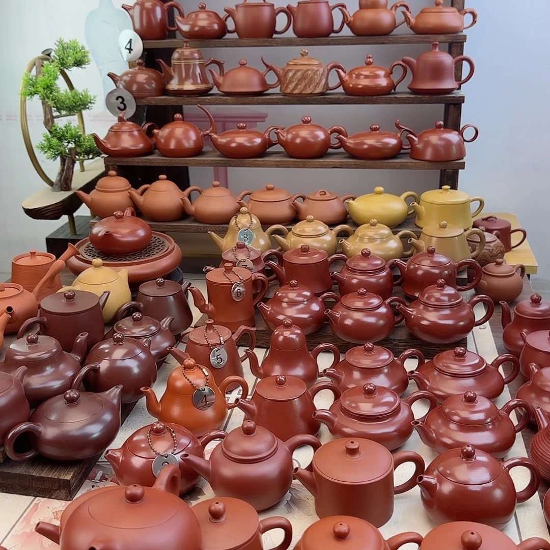 度***生朱泥壶茶具套装家用茶具