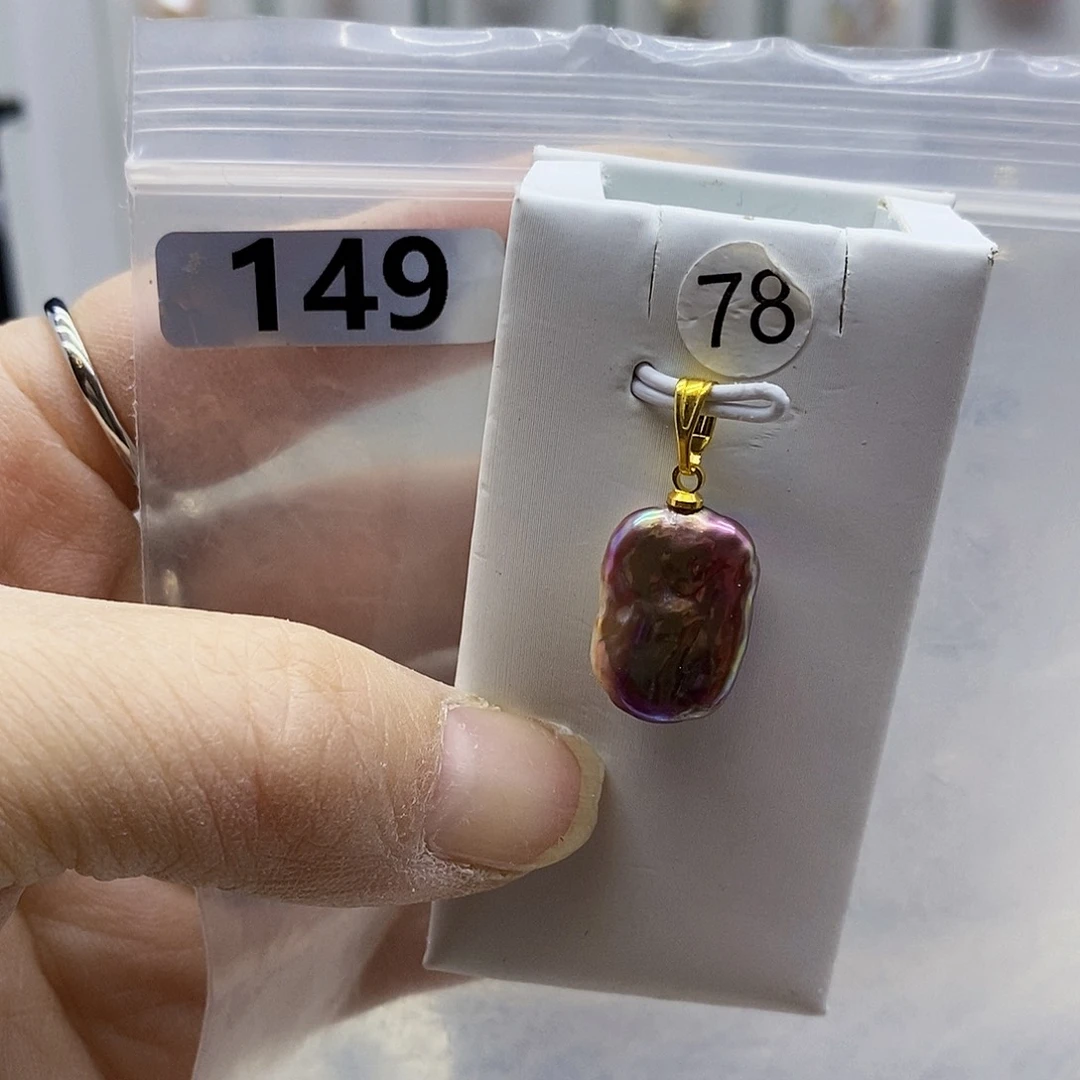 颈饰合金淡水珍珠