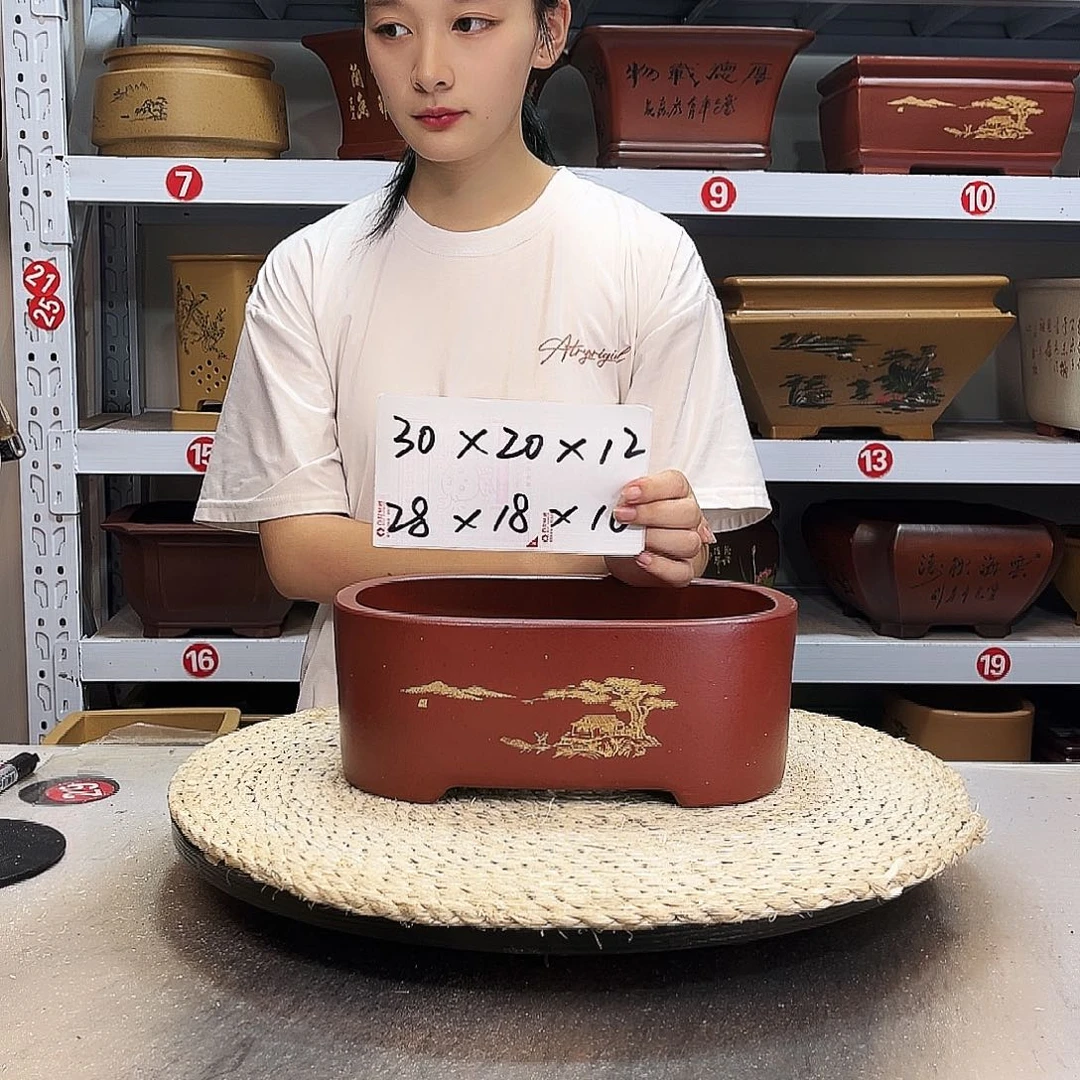 紫砂花盆紫砂花盆