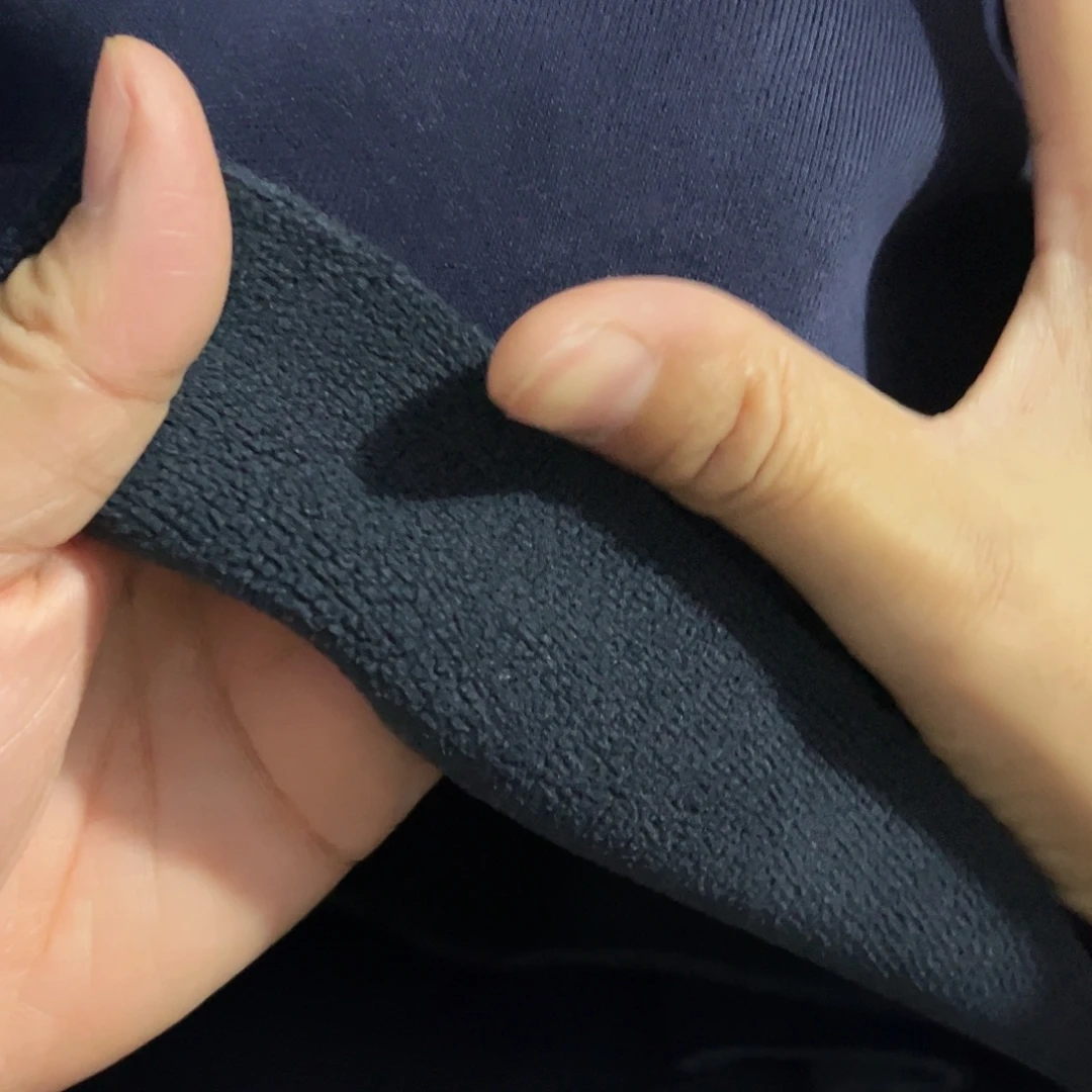 H***)藏蓝色奥利绒2.3米长带螺纹