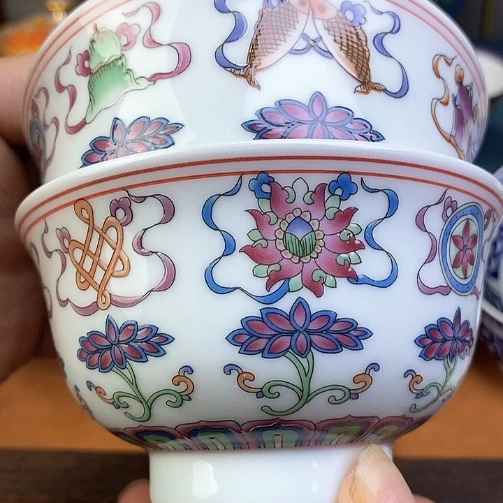 景德镇陶瓷藏式茶碗