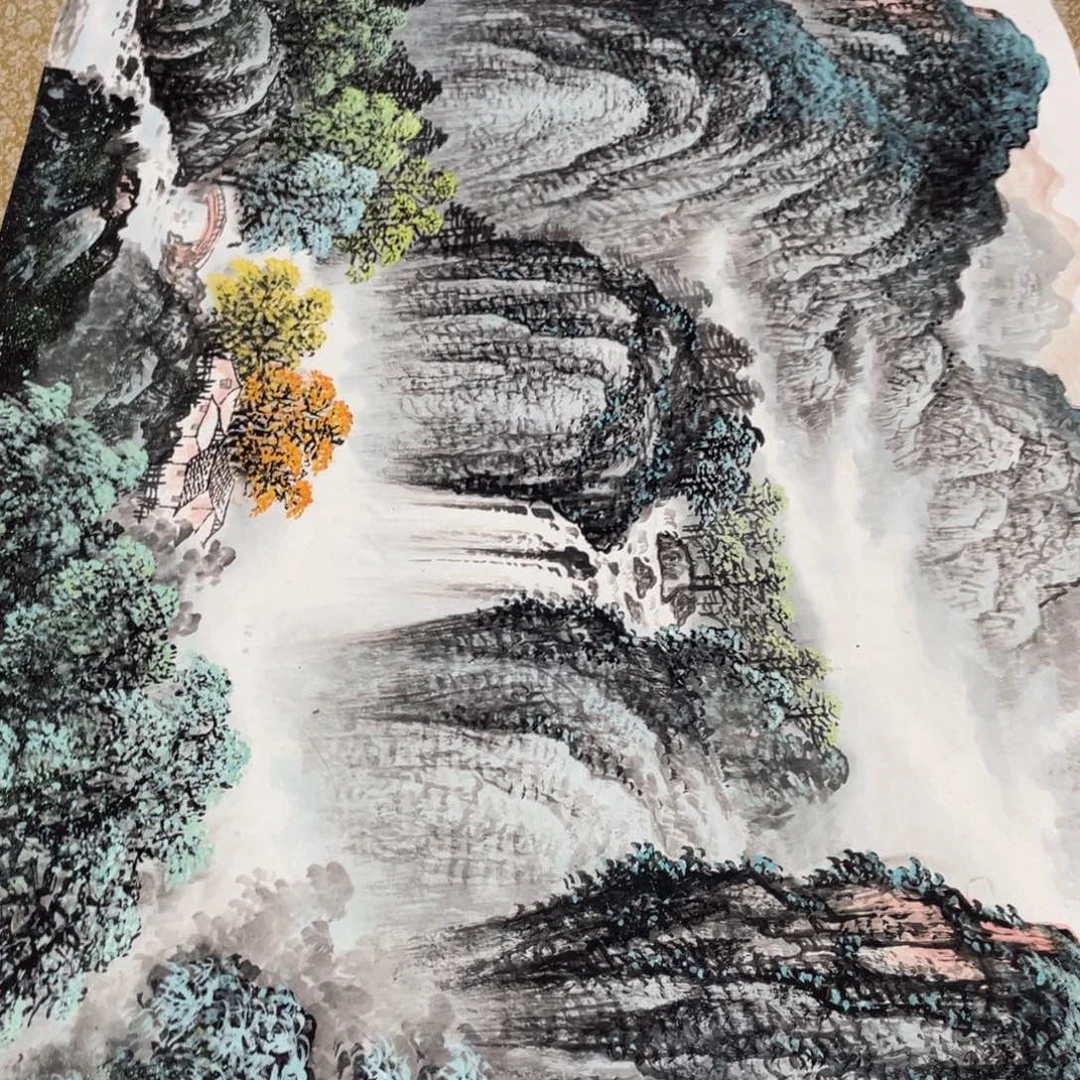 国画老师手绘带运险w