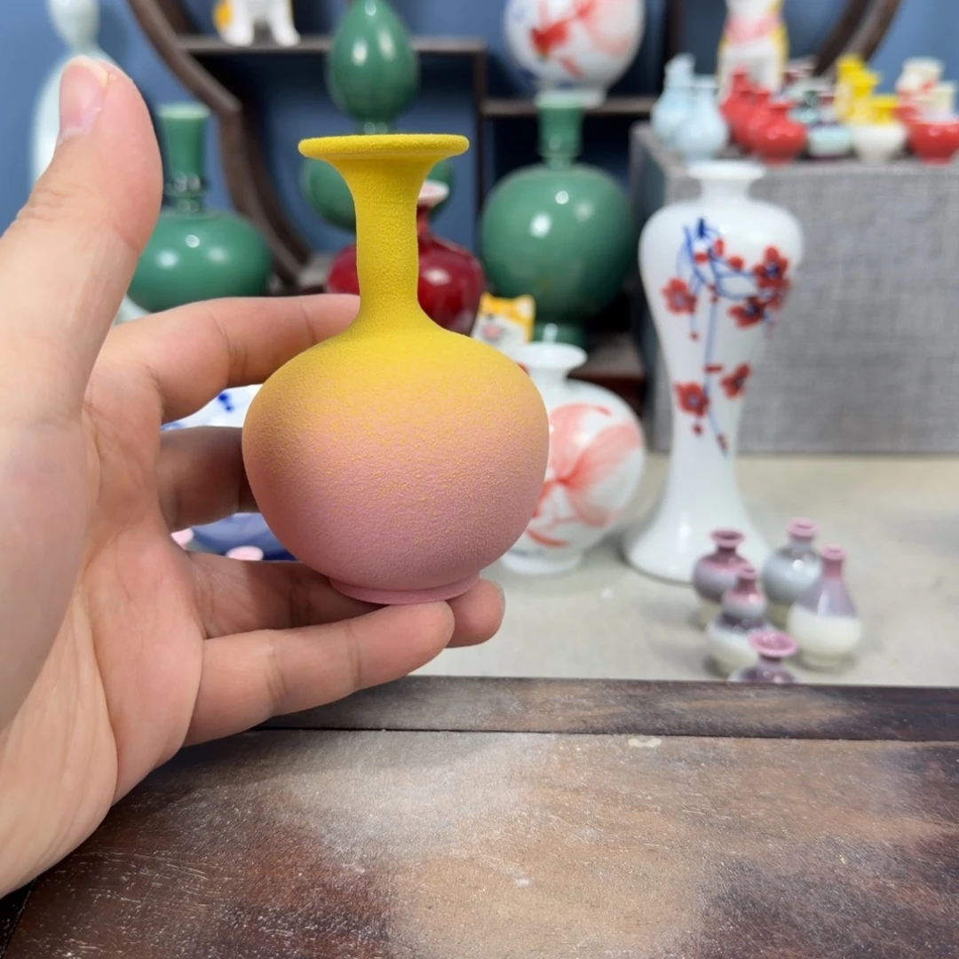 陶瓷手工小花器摆件