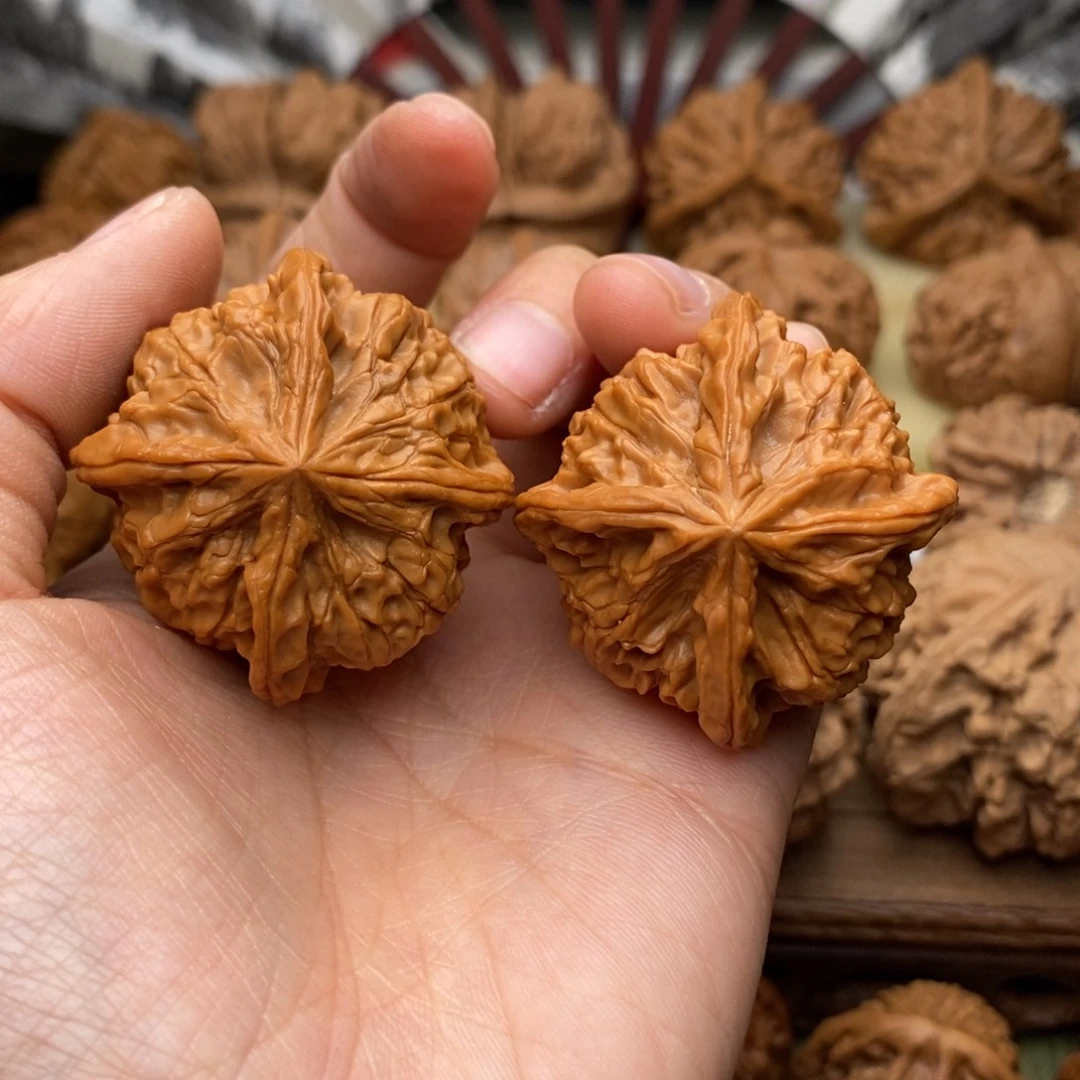 文玩核桃把件279号40全品玉玺四棱