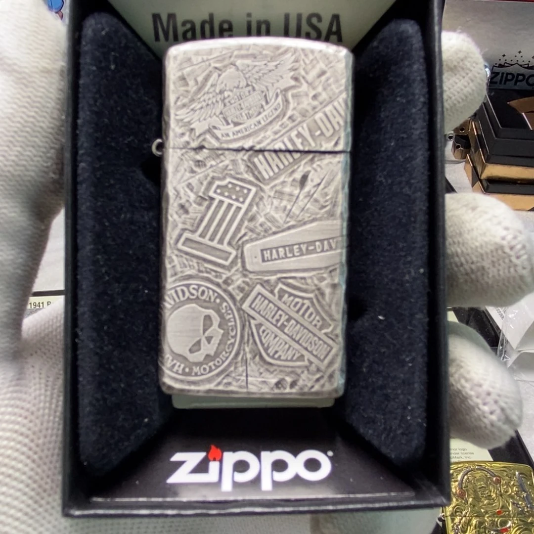 铜开**比zippo哈雷十一章窄机