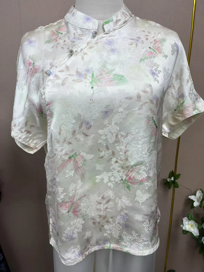 【蝶恋生花】双面穿新款女款百搭国风小衫