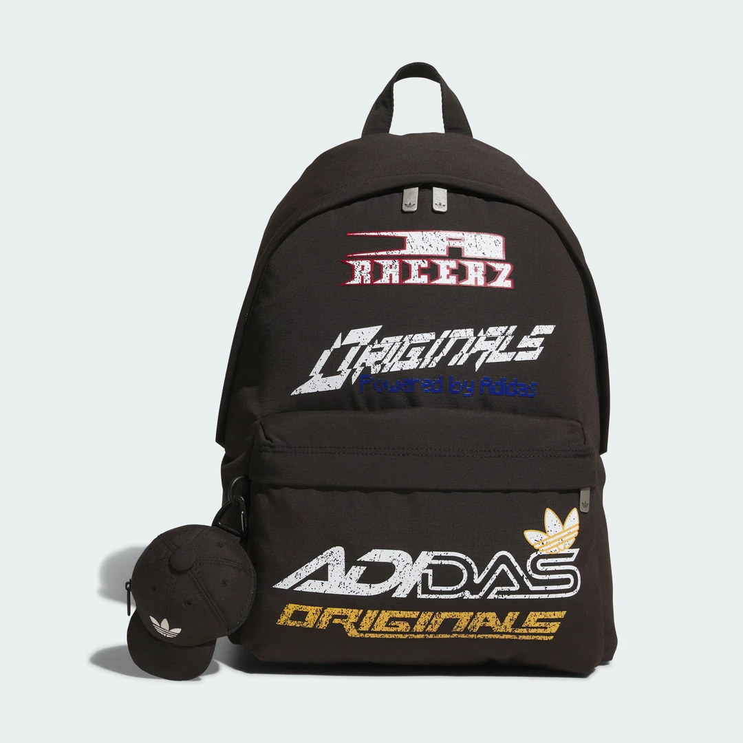 adidas/阿迪达斯中性商场同款印花可调节背带运动双肩背包KF2501
