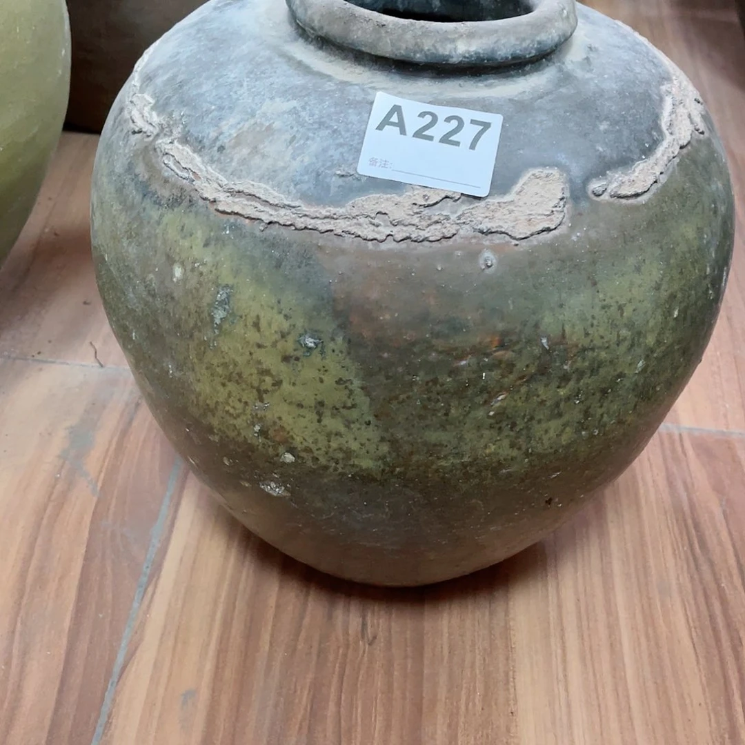 有*花翔宇老物件老陶罐a227
