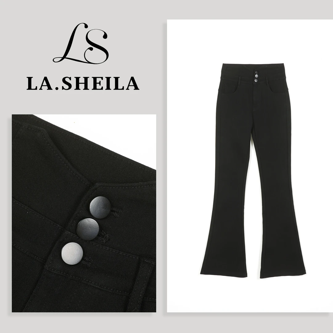 LA.Sheila谁穿上都是美少女 超显瘦的小黑裤253-KZ/0914-2530