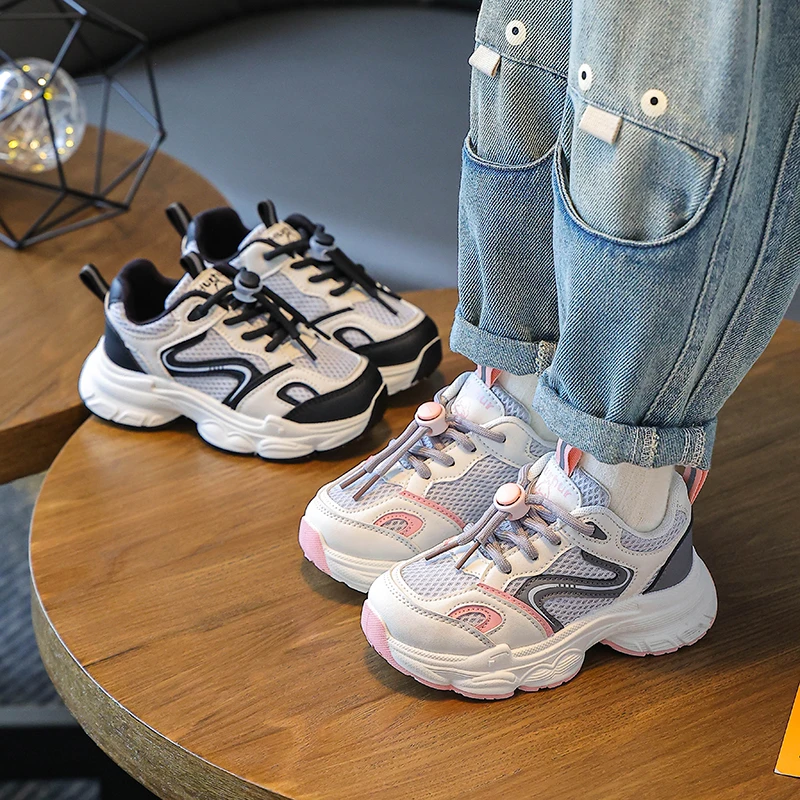 软底童鞋男童鞋子儿童板鞋2023春季新款中大童防滑运动鞋低帮男孩