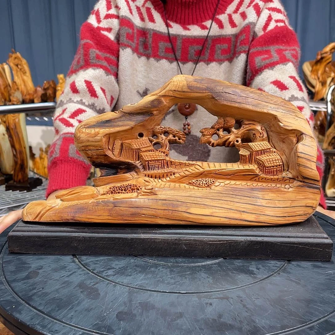 柏木（崖柏）山水倒流香送两盒香