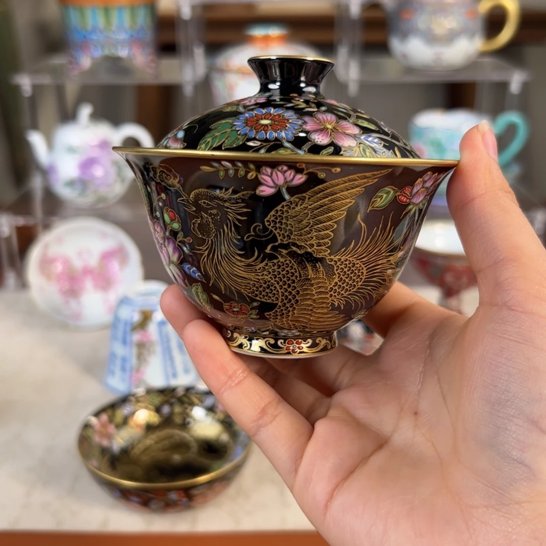 纯手工手绘 高端茶器