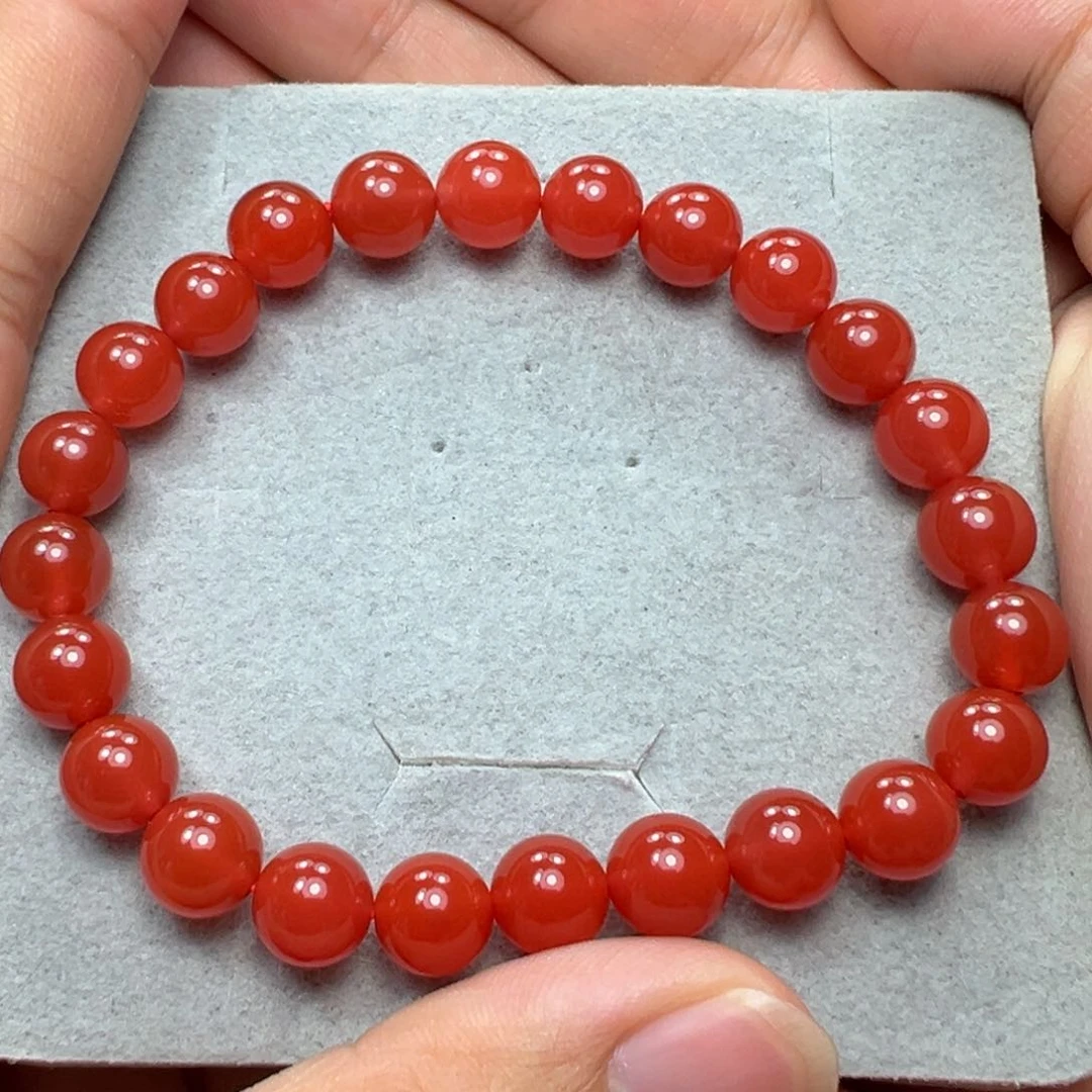 南红玛瑙手串未镶嵌
