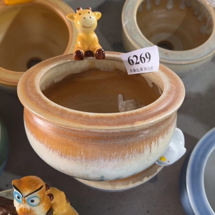 口9 手工花盆满30包邮