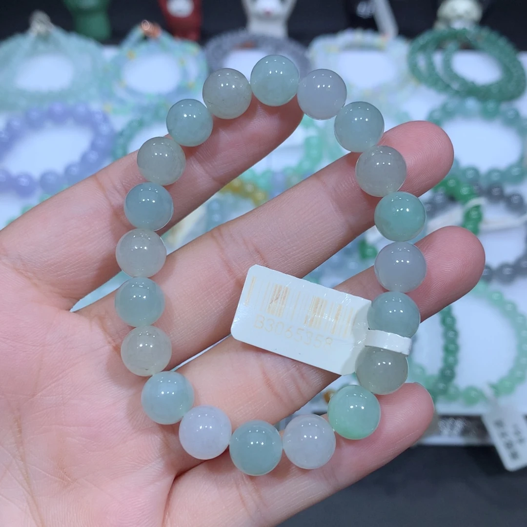 翡翠未镶嵌手串天然