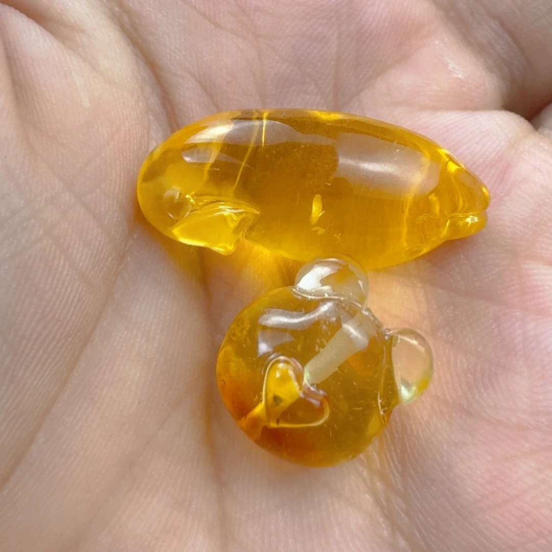 未镶嵌琥珀珠宝奇石15/g 微粉