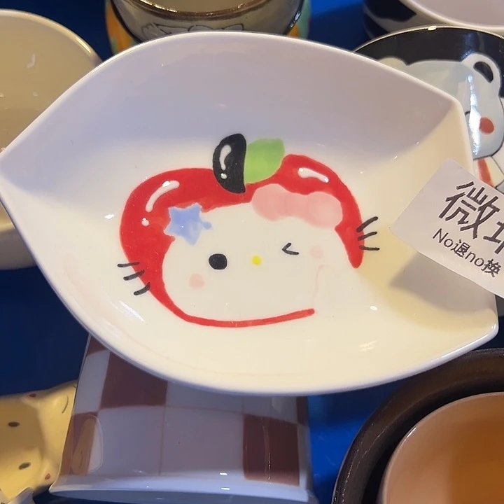 摆件不退不换卡通手绘