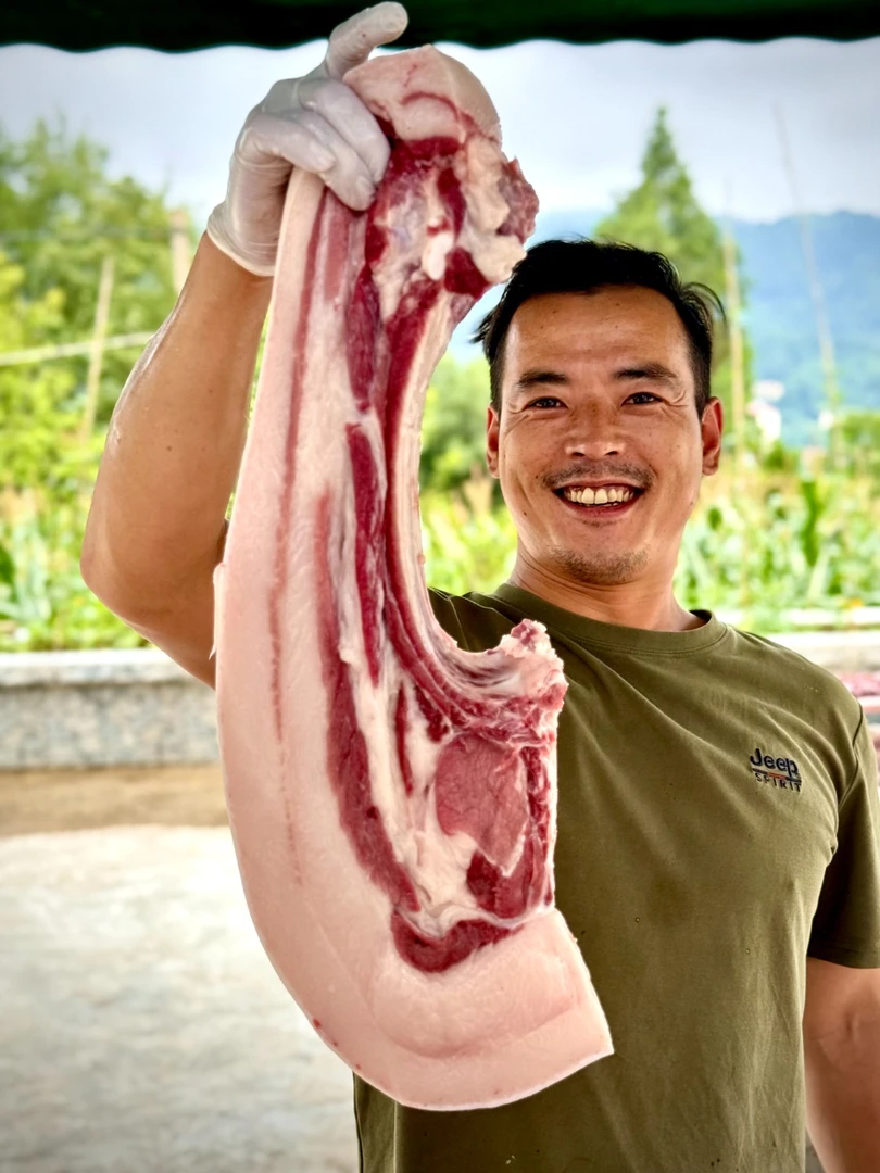 【顺丰包邮】湖北恩施农家土猪新鲜生猪肉【现称现拍】王晓宇