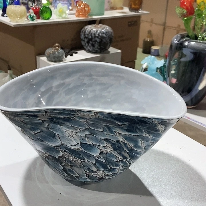 琉璃琉璃花瓶高15口30