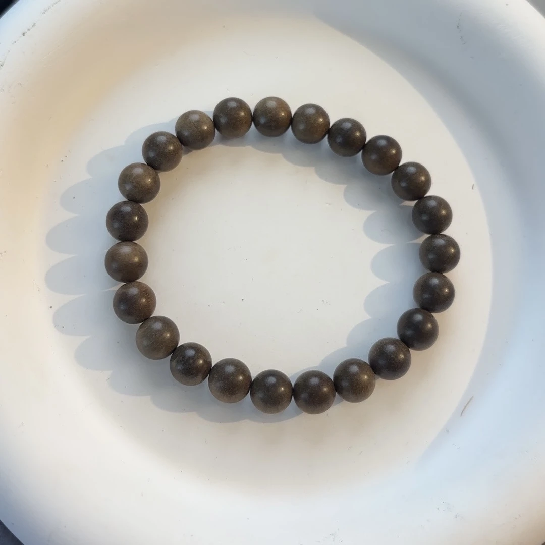 周西西精美珠宝老山檀素圈8mm经典百搭多样性发货16983