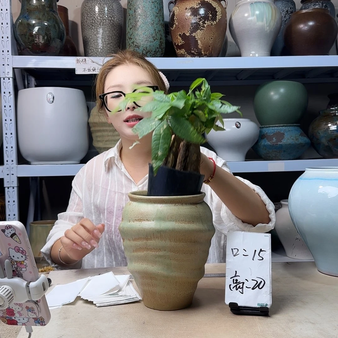 15@20 紫砂花盆尺寸