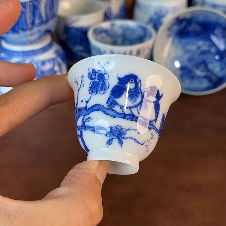 瓷片景德镇全手工手绘陶瓷