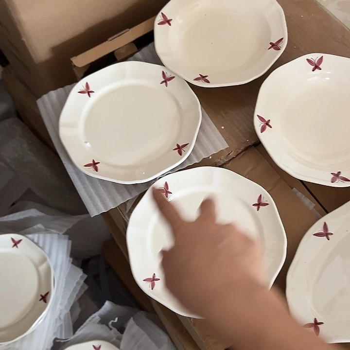 瓷片蝴蝶5件默认瑕疵商品