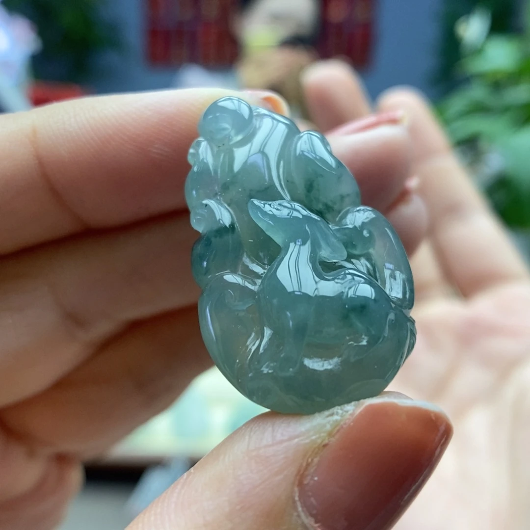 翡翠未镶嵌颈饰51