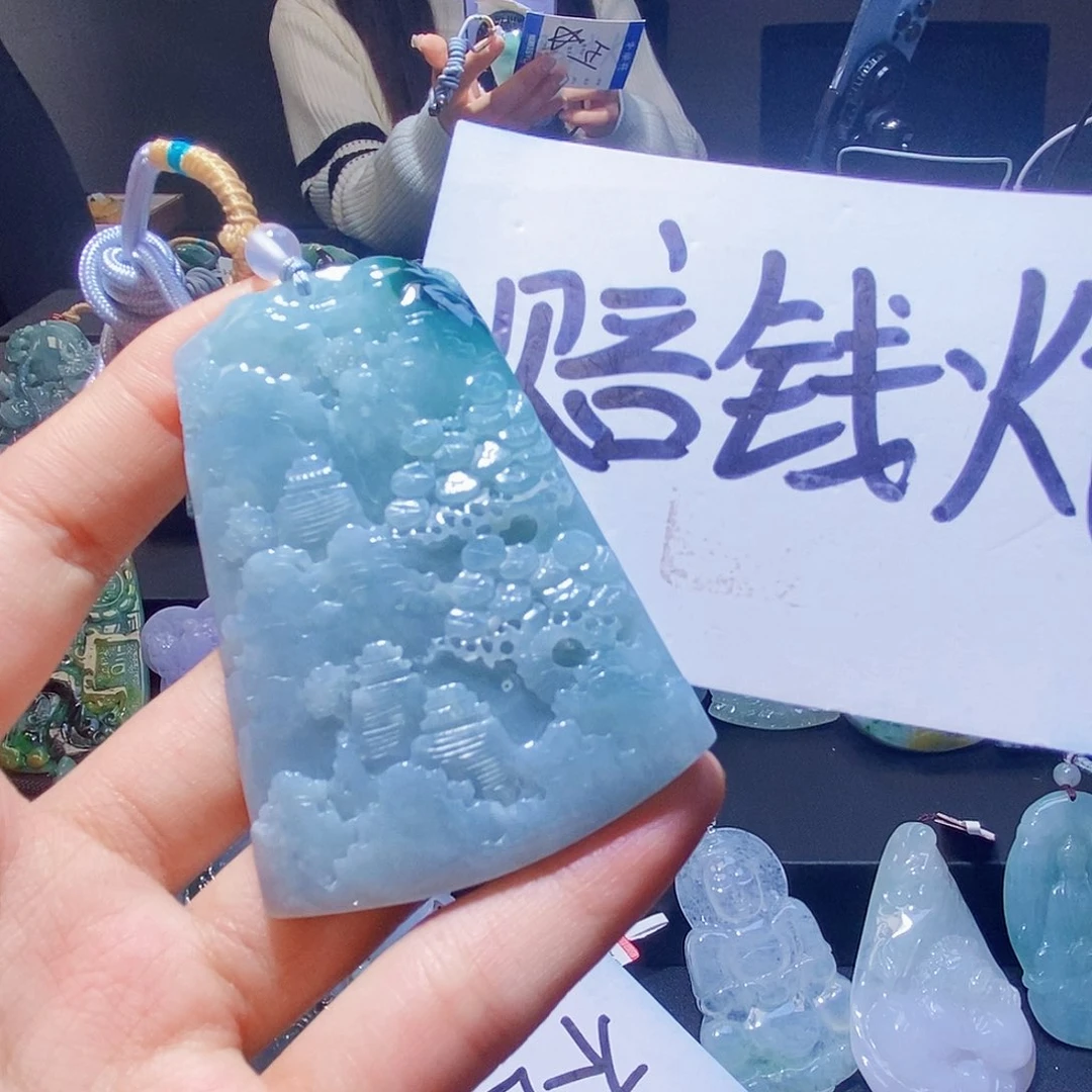 颈饰未镶嵌翡翠翡翠