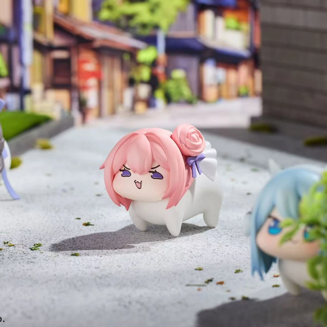 NIKKE:胜利女神桃乐丝粉狗游戏动漫ins摆件公仔doro桃乐丝q版手办