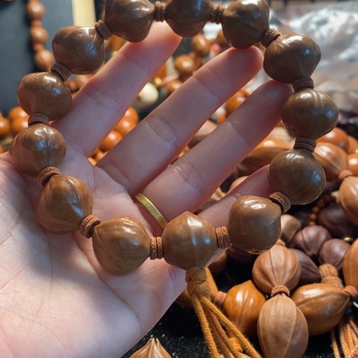 手串/手链橄榄核蜜桃十三颗