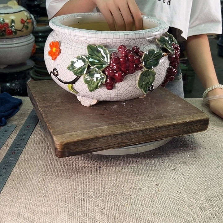 泳坤堂石湾盆陶瓷