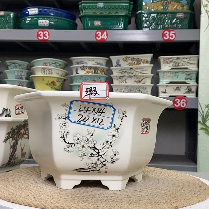 紫砂紫砂花盆7572