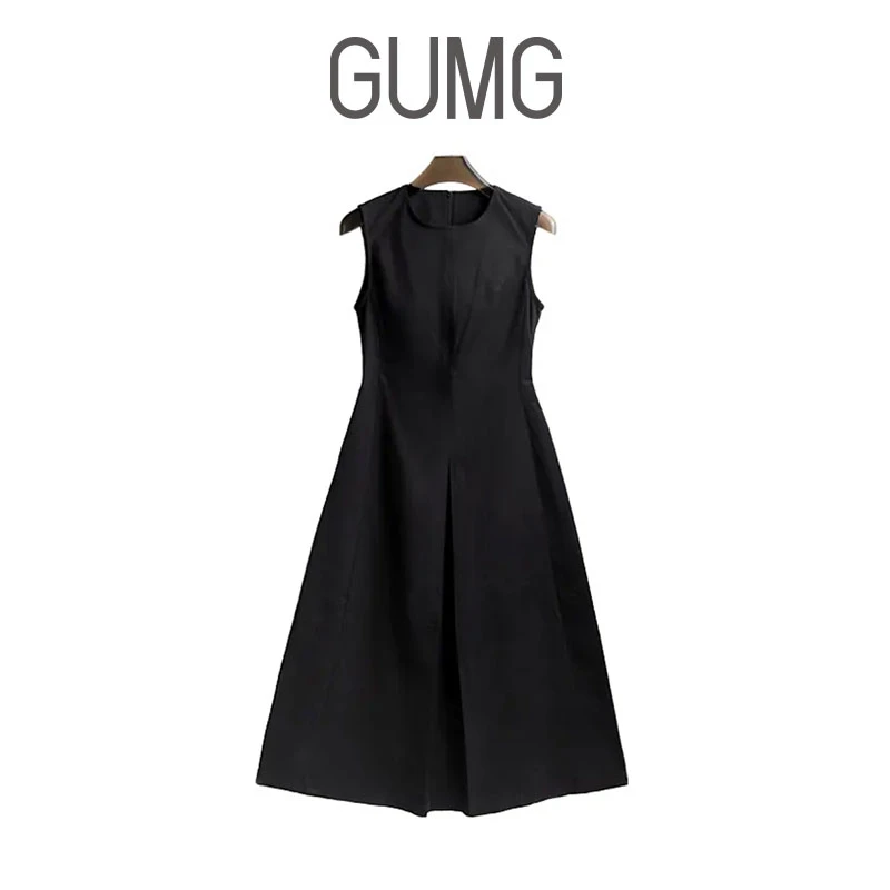 GUMG-韩系极简长裙2407770082
