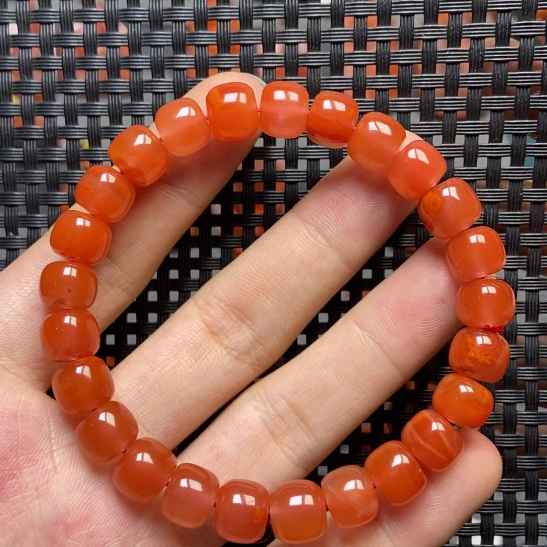 南红玛瑙未镶嵌手串9mm