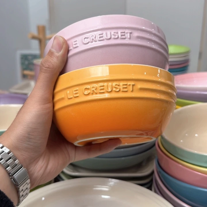 瓷片微瑕2个韩式面碗400毫升